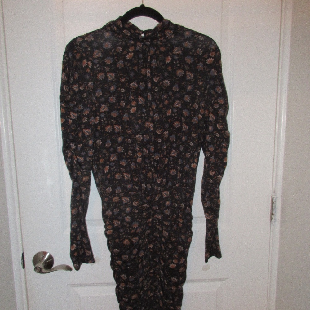 Evereve Dark Floral Cocktail Dress